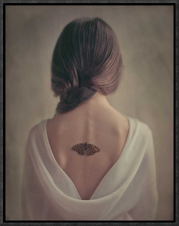 "Imagine" Framed Canvas Giclee by Svetlana Bekyarova, 13x17"