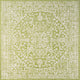 Malta Boho Medallion Textured Weave Indoor/Outdoor, Green/Cream, 5' Square