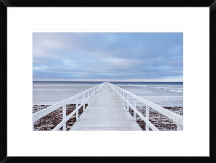 "The Bridge" Framed Digital Print by Jacek Oleksinski, 26"x20"