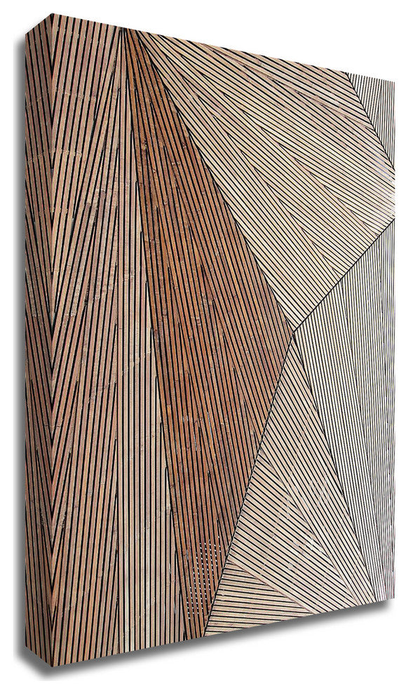 Wooden Structure by Design Fabrikken, Print on Canvas, 30"x42"
