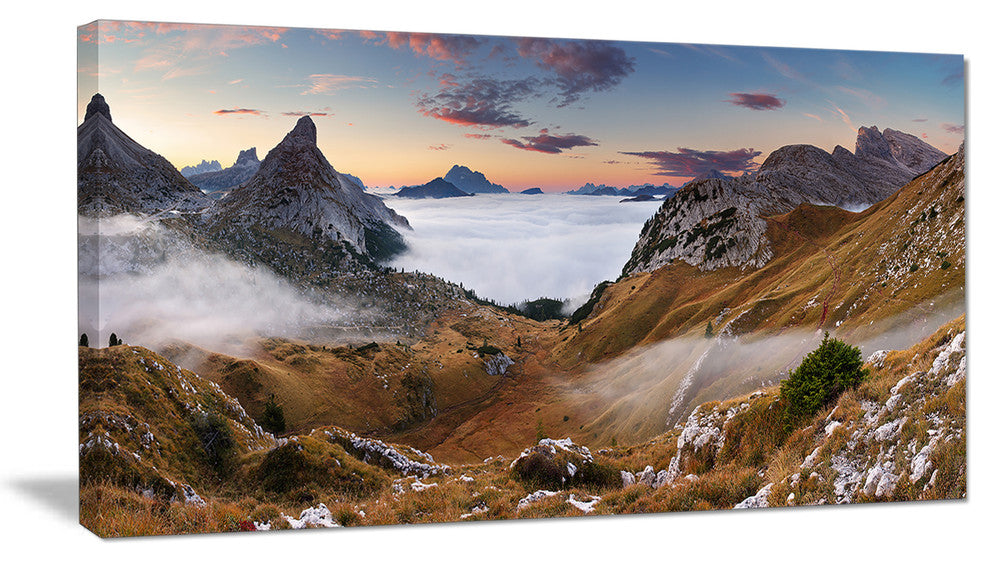 Beautiful Summer Panorama, Large landscape Canvas Art Print, 60"x28"
