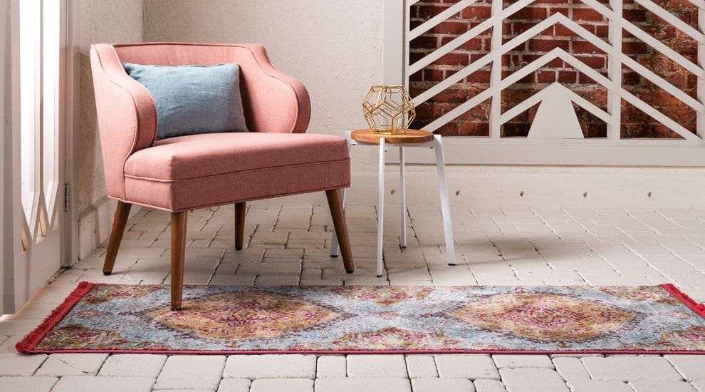 Unique Loom Gold Baracoa Vedado 2' 2 x 6' 0 Runner Rug