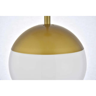 Elegant Lighting LD6026 Eclipse 8"W Mini Pendant - Chrome