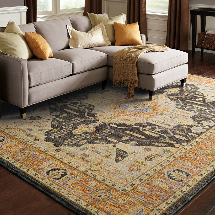 Oriental Weavers Sphinx Andorra 7138B Rug, Gold/Gray, 3'3"x5'2"