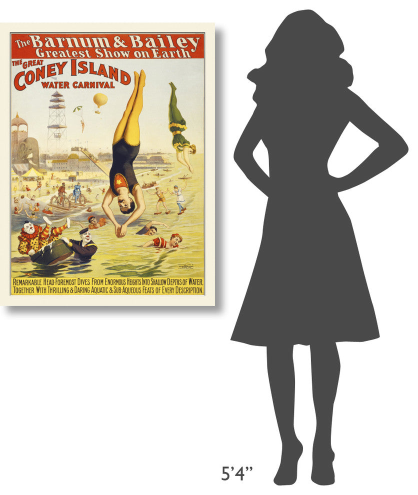 Barnum and Bailey Coney Island Water Carnival 3G10497U, 30x40