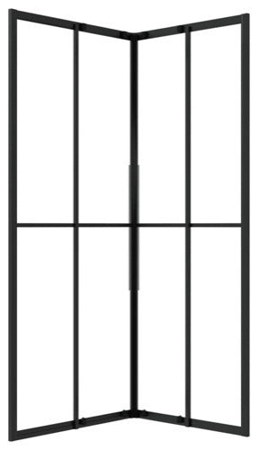 vidaXL Shower Cabin Shower Enclosure Screen for Bathroom ESG 31.5"x27.6"x70.9"
