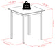 Parkland 3-Piece High Table With 29" Ladder Back Stool