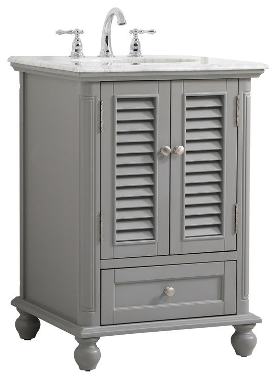 Home Living 24" Single Bathroom Vanity, Gray