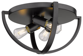 Colson Flush Mount, Matte Black