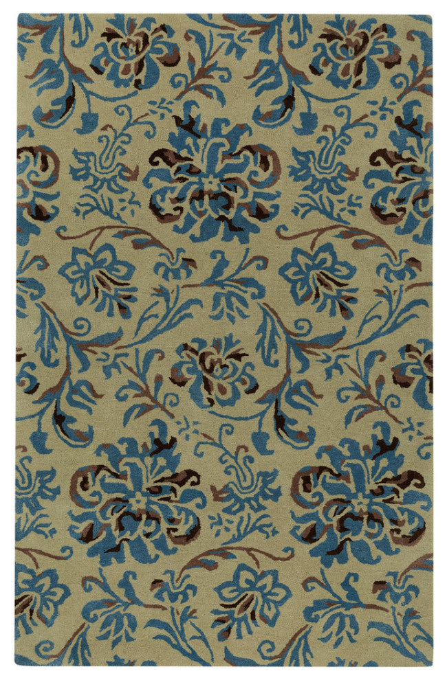 Capel Monaco Opal Azul 3877_640 Hand Tufted Rugs - 8' X 11' Rectangle