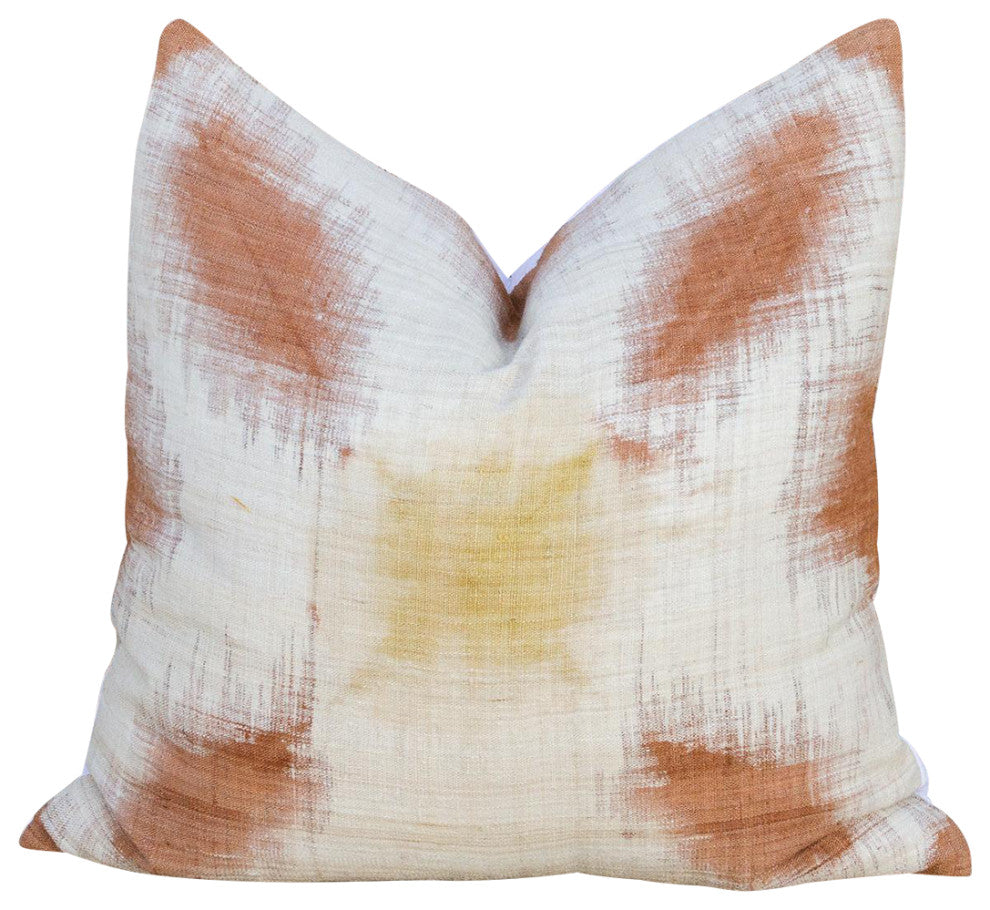 Nikali Organic Silk Ikat Pillow