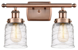 Innovations 916-2W-AC-G513 2-Light Bath Vanity Light, Antique Copper