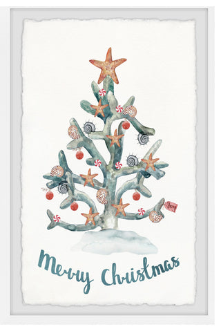 "Under the Sea Tree" Framed Painting Print, 16x24