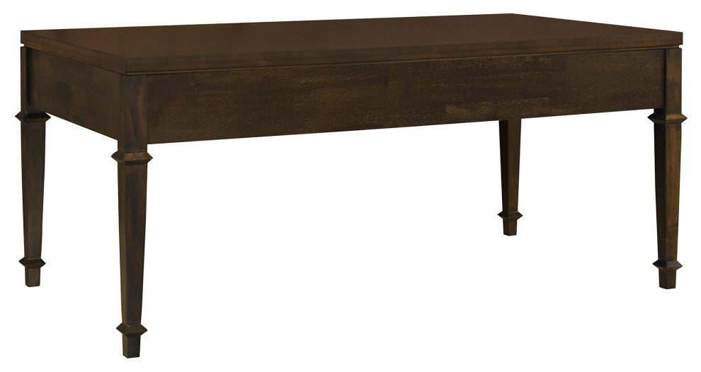 Martha Stewart Kenna Bed, Console Table, Nightstand, Brown, Coffee Table