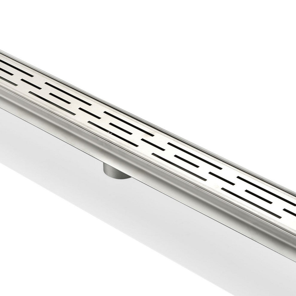 Kube Linear Drain With Linear Grate, 48"