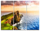 "Ocean Cost at Sunset" Photography Metal Wall Art, 3 Panels, 36"x28"