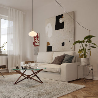 Oval II With Graphite Plug-In Pendant