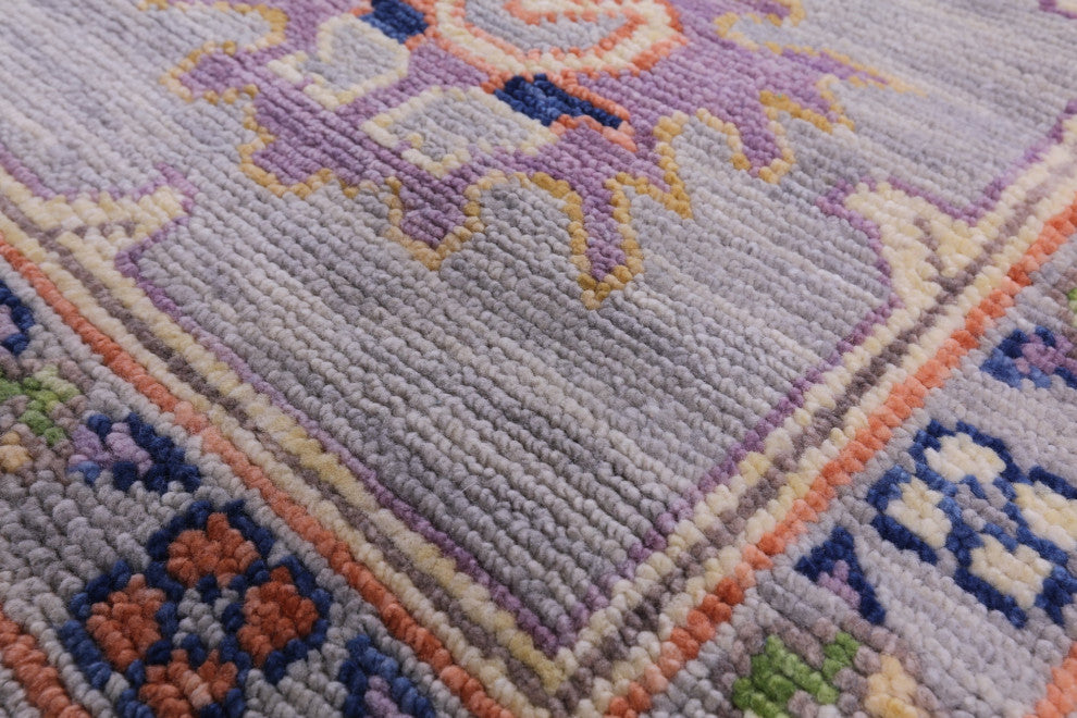 8' 10" X 12' 0" Turkish Oushak Hand Knotted Wool Rug - Q15697