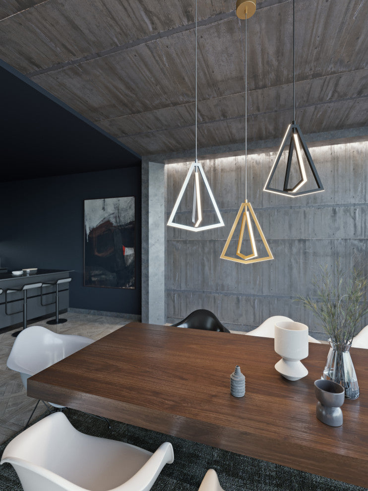 Gianna 15" Pendant, Satin Nickel