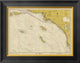 Nautical Chart, San Diego To Santa Rosa Island 1975, Sepia Tinted, 20"x1.5"x16"