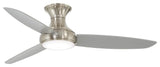 MinkaAire Concept III Outdoor 54 LED Concept III 54" 3 Blade - Brushed Nickel