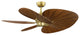 Islander Indoor/Outdoor Ceiling Fan DC Motor Satin Brass