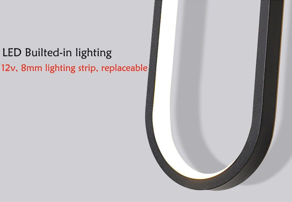 MIRODEMIÂ® Bouyon | Modern LED Minimalist Creative Long Pendant Light, Round