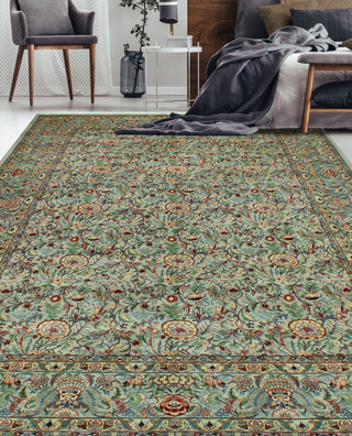 Pak-Persian Dilek Gray/Gold Rug, 9'1x12'3