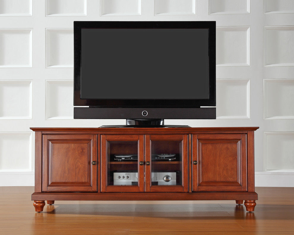 Cambridge 60" Low ProfileTV Stand, Classic Cherry Finish