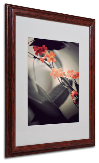 'Soft Grey 1' Matted Framed Canvas Art by Philippe Sainte-Laudy