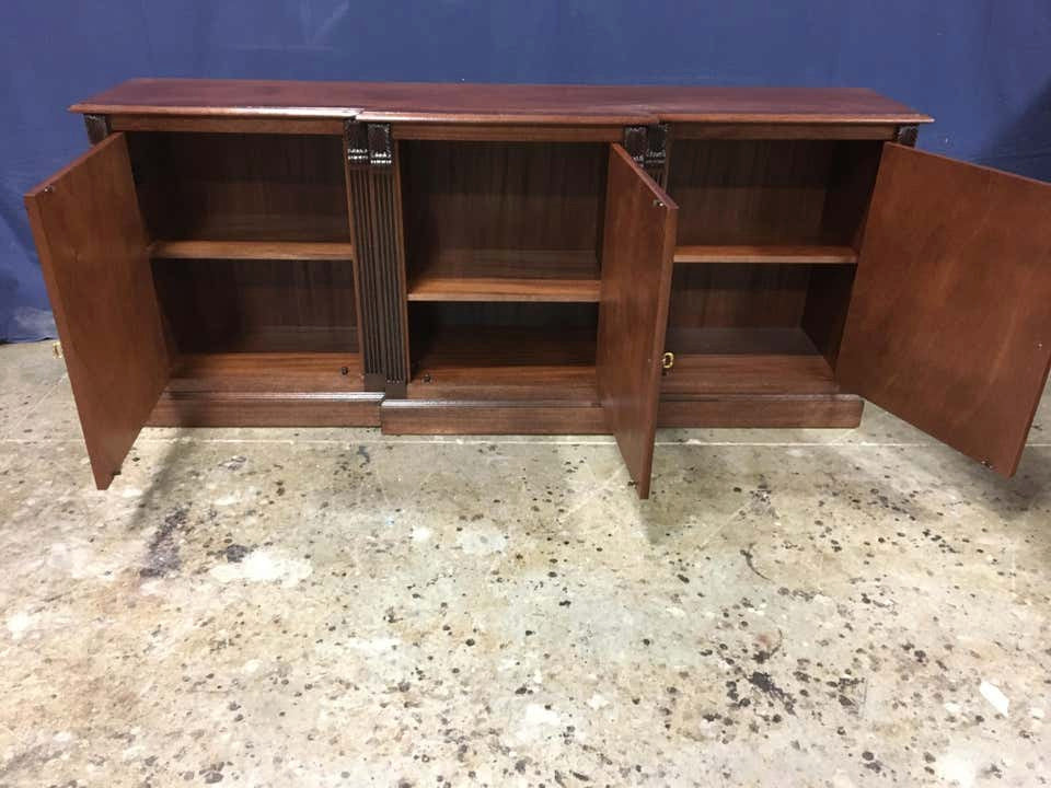 Mahogany Traditional Three Door Buffet by Leighton Hall