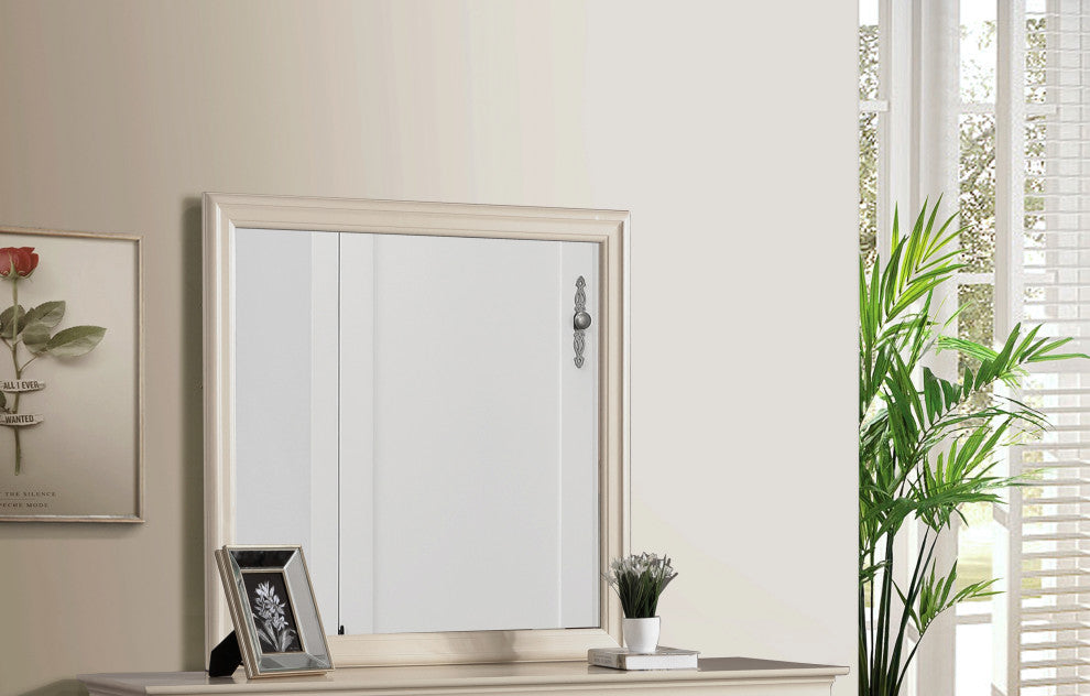 Glen Mirror, Beige