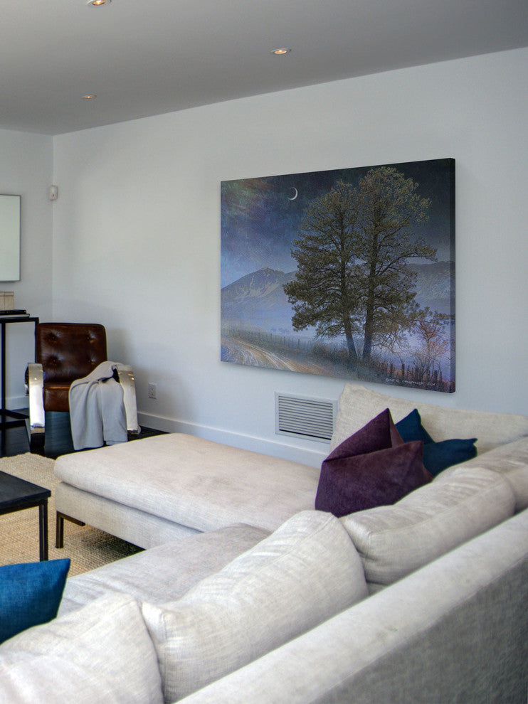 "Road at Cherry Creek" Painting Print on Canvas by Chris Vest