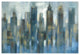 "Rhythmic Reflection Light" Digital Paper Print by Silvia Vassileva, 50"x34"