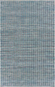 9' X 12' Blue Hand Loomed Area Rug