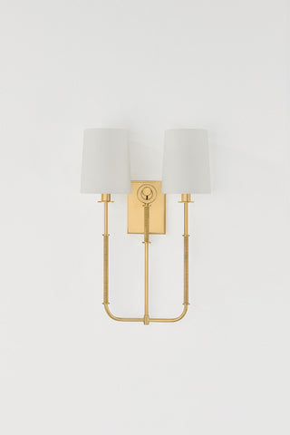Hudson Valley Lighting Glenmont Wall Sconce, Aged Brass
