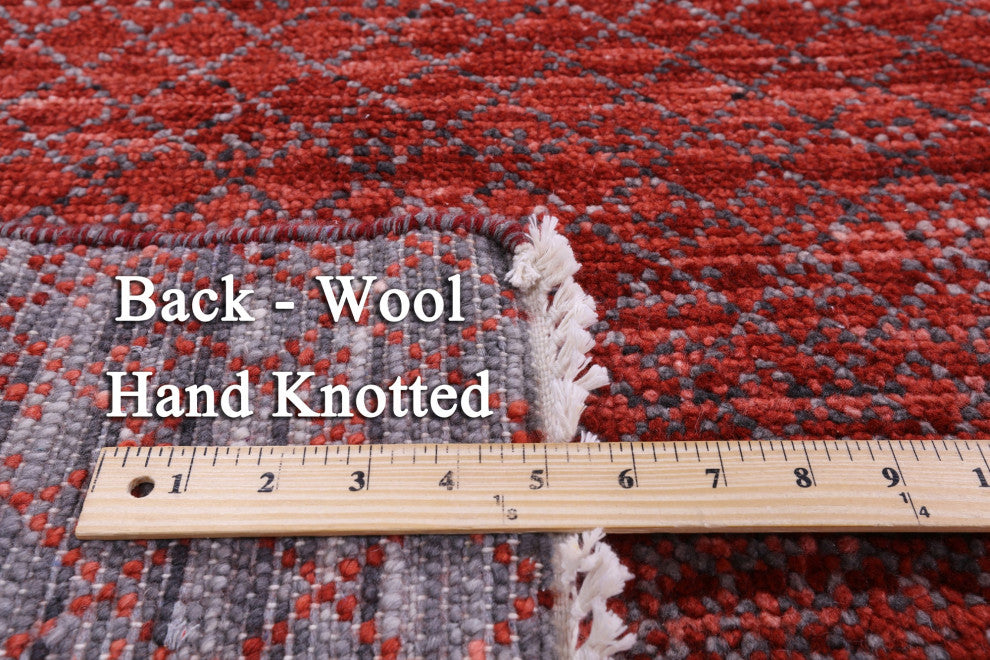 10' 1" X 14' 1" Savannah Grass Hand Knotted Wool Rug - Q13179