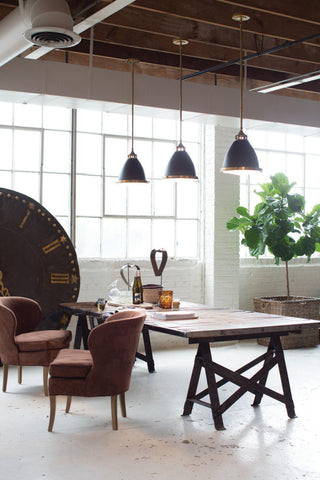 Hinkley Amelia Medium Pendant, Aged Zinc