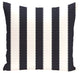 Stitch In Time Stripes Print Outdoor Pillow, Bewitching, 20"x20"