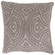 Surya Skinny Dip SKD-003 18"x18" Pillow Kit, Medium Gray