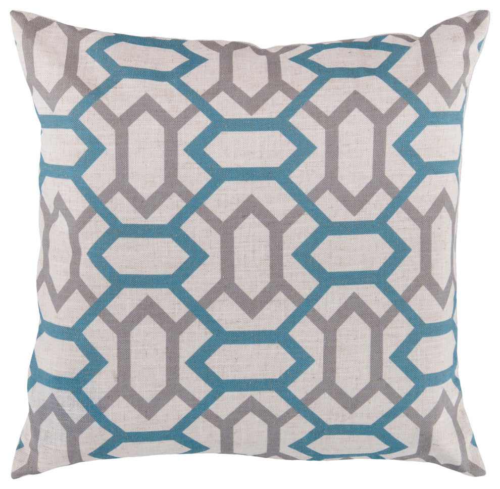 Zoe Pillow 18x18x4, Down Fill
