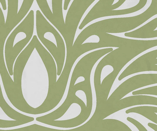 30x60" Veranda, Geometric Print Beach Towel, Green