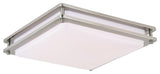 Horizon 16" LED Flush Mount Satin Nickel