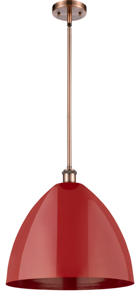 Innovations 516-1S-AC-MBD-16-RD-LED 1-Light Pendant, Antique Copper