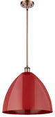 Innovations 516-1S-AC-MBD-16-RD-LED 1-Light Pendant, Antique Copper
