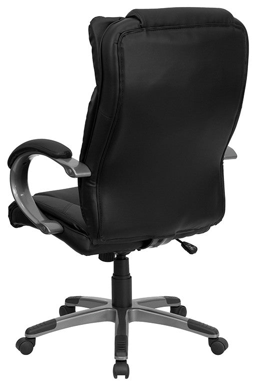 Black High Back Leather Chair