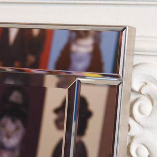 Modern Beveled Wall Mirror, 24"x54"