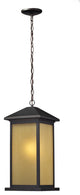 Vienna Collection Outdoor Chain Light in Oil Rubbed Bronze Finish