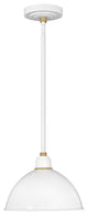 Hinkley 10584GW Pendant Barn Light, White