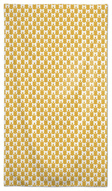 Leaf Pattern Yellow 58x102 Tablecloth